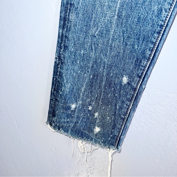 Helmut Lang HIGH RISE CROP SLIM LIGHT JACKHAMMER WASH Size 26 - Picture 7 of 11